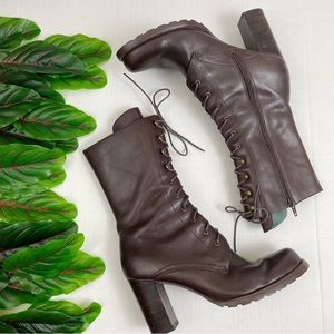 Charles by Charles David Tall Mocha Heeled Boots